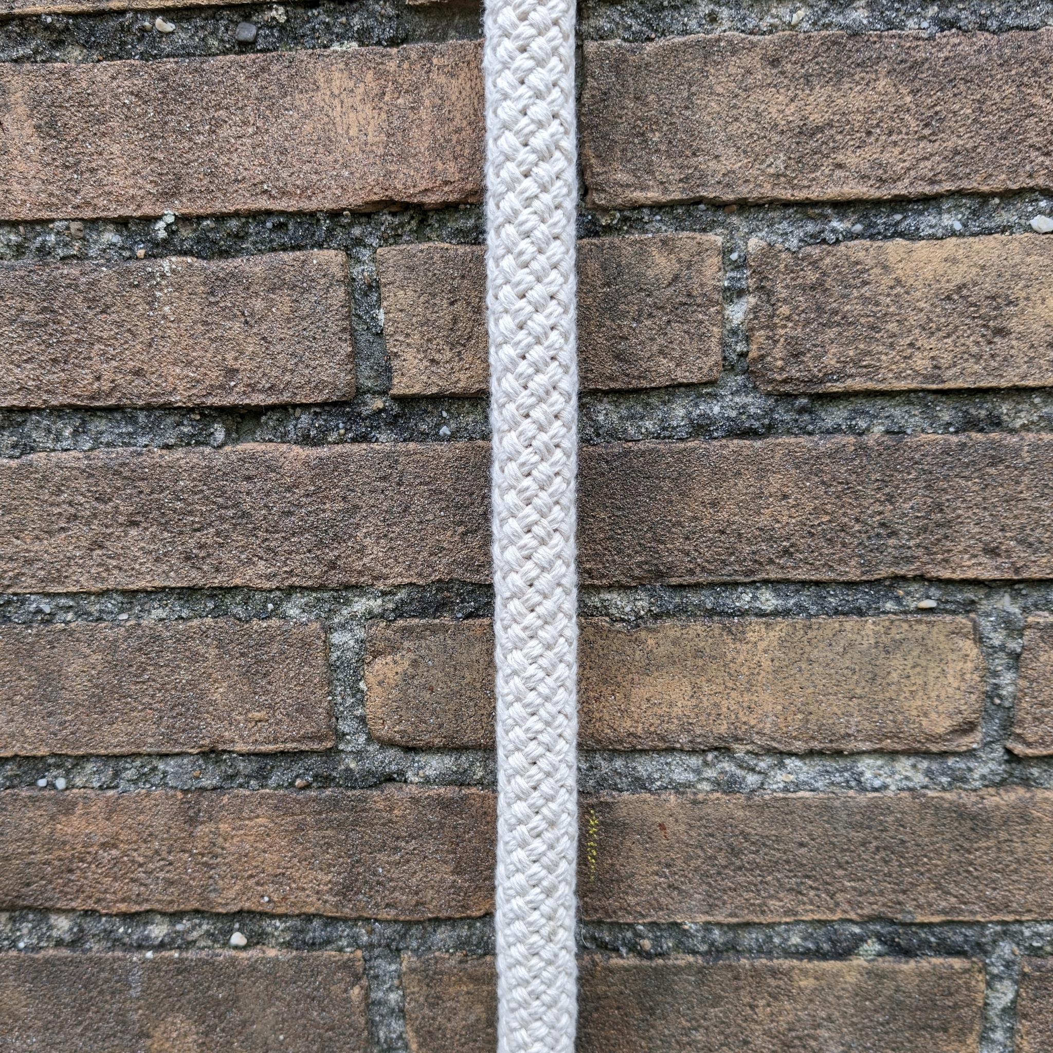 Aerial Trapeze Dance Static Off-White and Black Cotton Rope Pre-taped Bar 20in - CircusPro