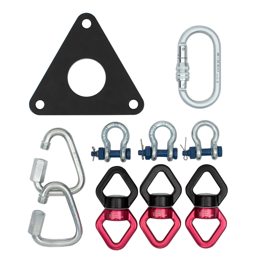 Spreader plate kit for aerial straps-loops by CircusPro