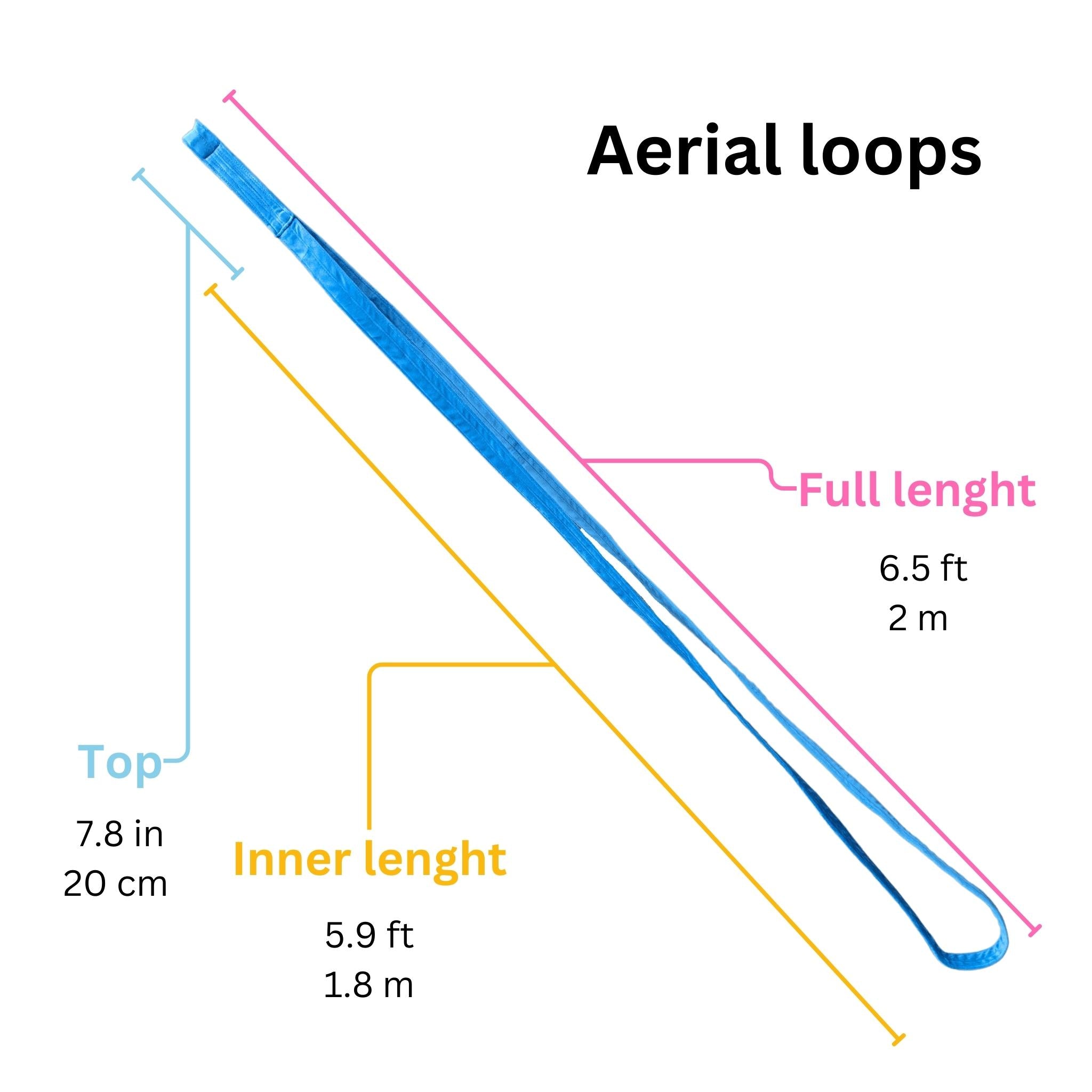 CircusPro Aerial Straps and Bodyloops velvet version