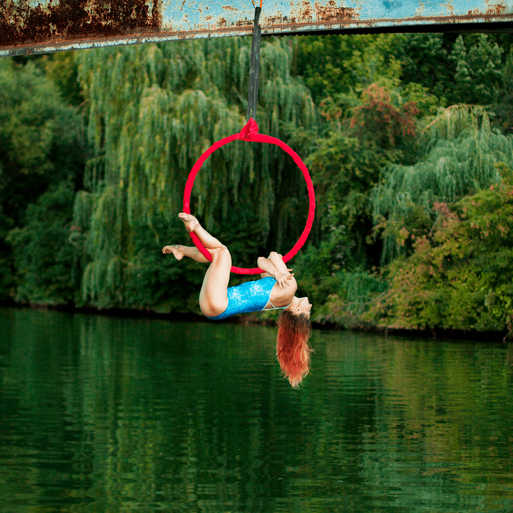 Lyra One Tab Aerial Hoop - Customizable Any Size & Color | CircusPro