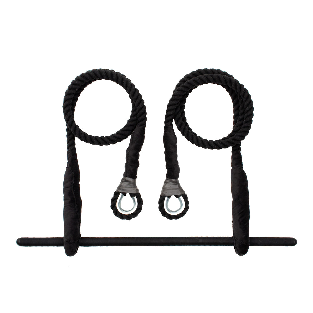 Trapeze Aerial Rope Aerial Trapeze Dance Static Off-White and Black Cotton Rope Pre-taped ...